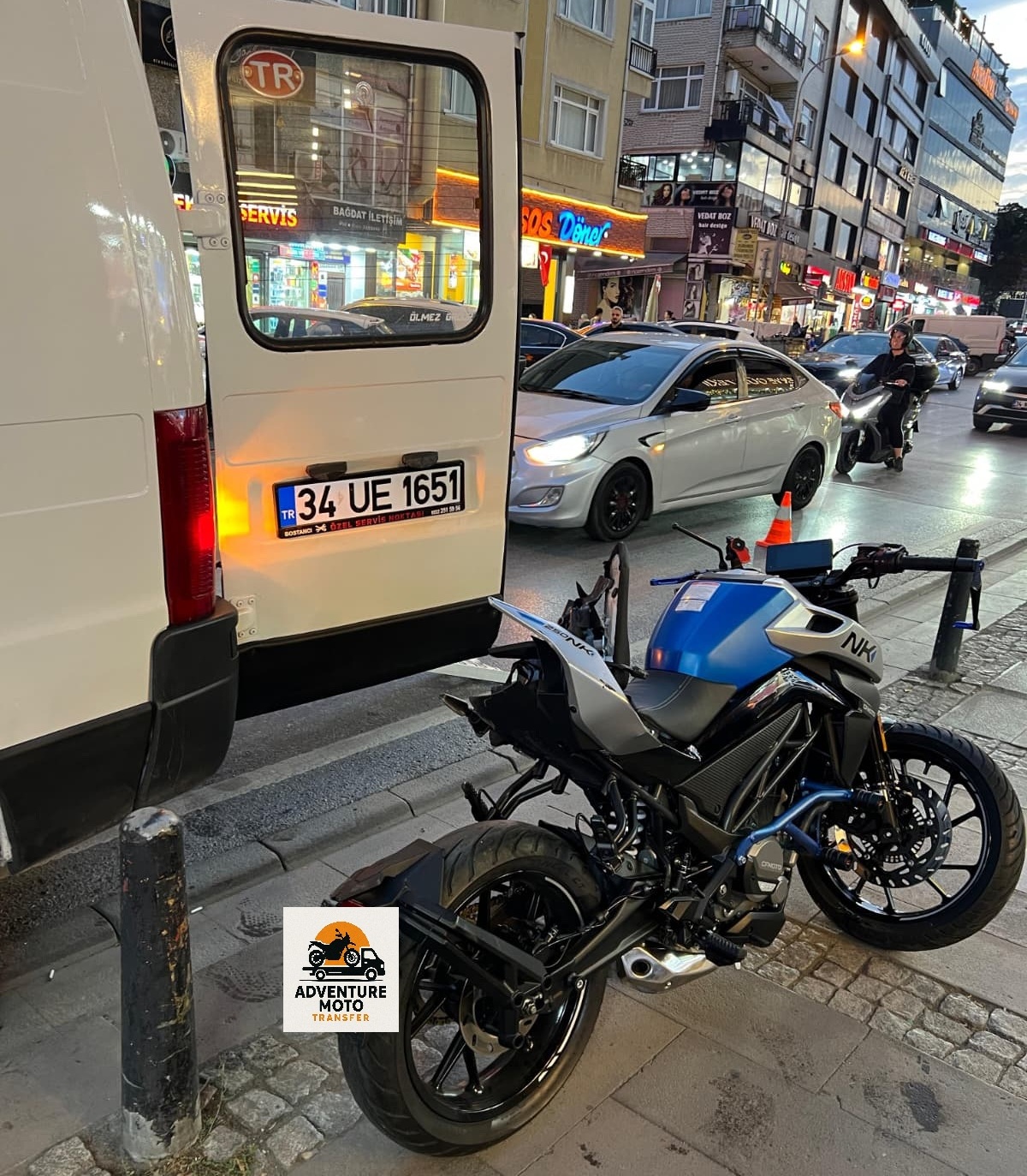 Kazalı Motosiklet Taşıma